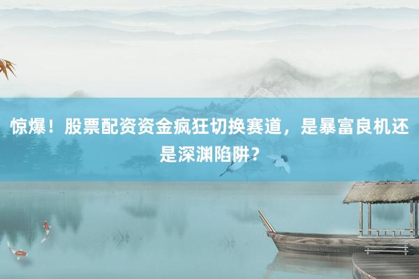 惊爆！股票配资资金疯狂切换赛道，是暴富良机还是深渊陷阱？