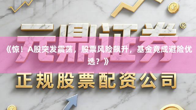《惊！A股突发震荡，股票风险飙升，基金竟成避险优选？》