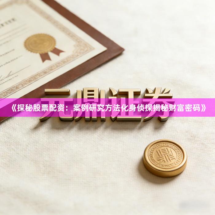 《探秘股票配资：案例研究方法化身侦探揭秘财富密码》