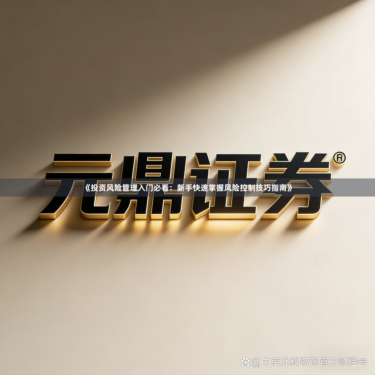 《投资风险管理入门必看：新手快速掌握风险控制技巧指南》