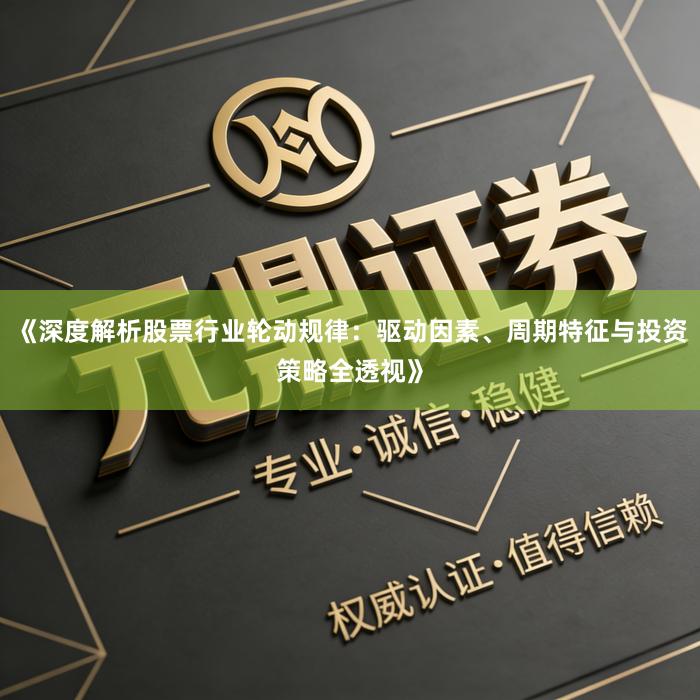 《深度解析股票行业轮动规律：驱动因素、周期特征与投资策略全透视》