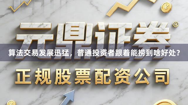 算法交易发展迅猛，普通投资者跟着能捞到啥好处？