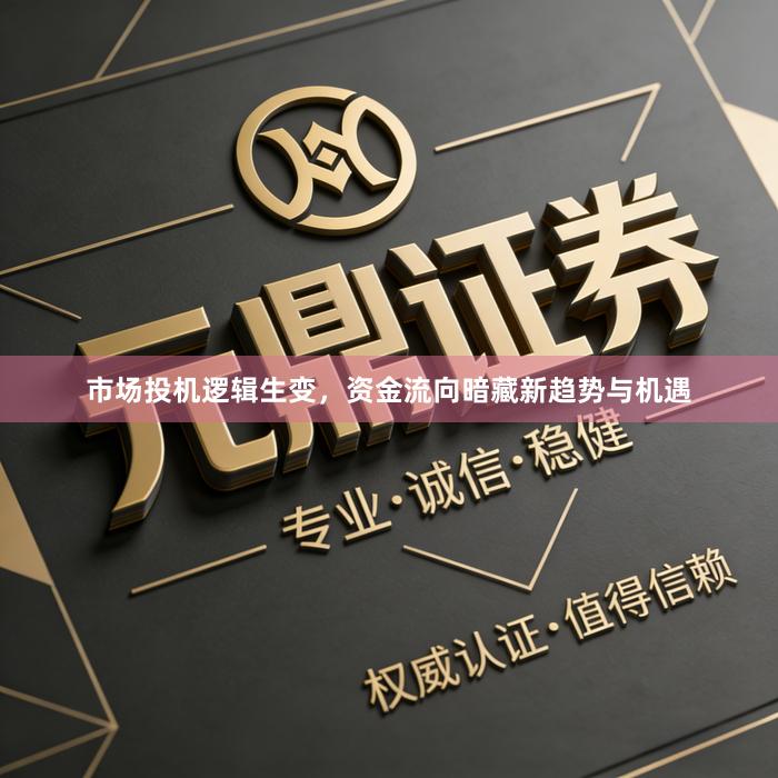市场投机逻辑生变，资金流向暗藏新趋势与机遇