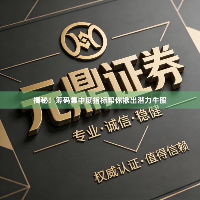 揭秘！筹码集中度指标帮你揪出潜力牛股